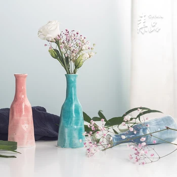 Handpainted Ceramic Vase Table Flower Pot Planter Small Pottery Jug Bar Decoration for Office Hotel Restaurant Style Material 
Handpainted Ceramic Vase Table Flower Pot Planter Small Pottery Jug Bar Decoration for Office Hotel Restaurant Style Material