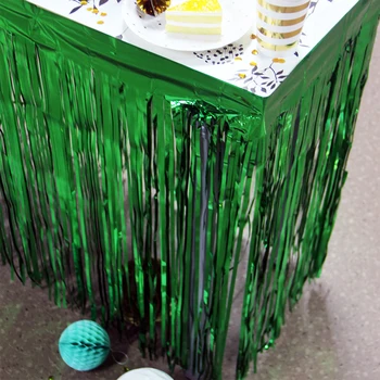 NEW Metallic Fringe Table Skirt Foil Tinsel Table Skirt for Showers Birthday Graduate Wedding Anniversary Nursary Table Decor 
NEW Metallic Fringe Table Skirt Foil Tinsel Table Skirt for Showers Birthday Graduate Wedding Anniversary Nursary Table Decor