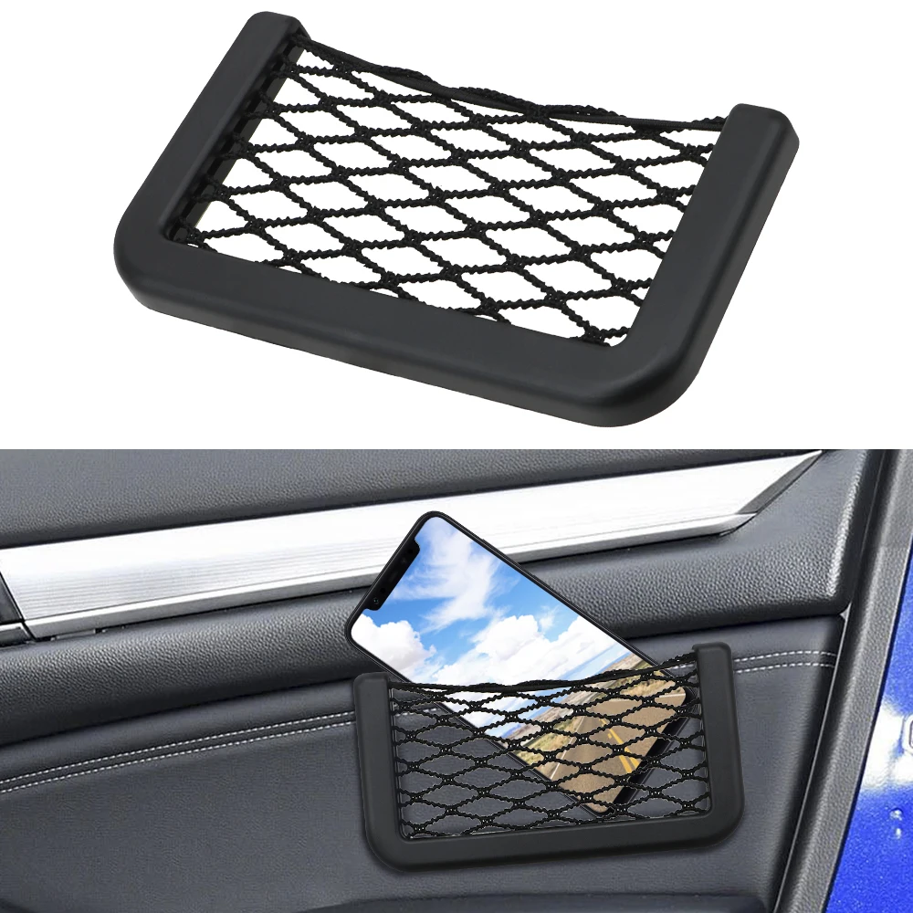 Car Storage Bag Net Mesh Pouch Visor Mobile Phone Holder Dashboard Seat Back Door Mounting Adhesive Auto Organizer Accessories
Car Storage Bag Net Mesh Pouch Visor Mobile Phone Holder Dashboard Seat Back Door Mounting Adhesive Auto Organizer Accessories