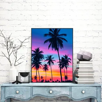 5D DIY Diamond Painting Landscape Sunset Seaside Cross Stitch Palm Tree Full Square Round Drill Diamond Embroidery Home Decor 
5D DIY Diamond Painting Landscape Sunset Seaside Cross Stitch Palm Tree Full Square Round Drill Diamond Embroidery Home Decor