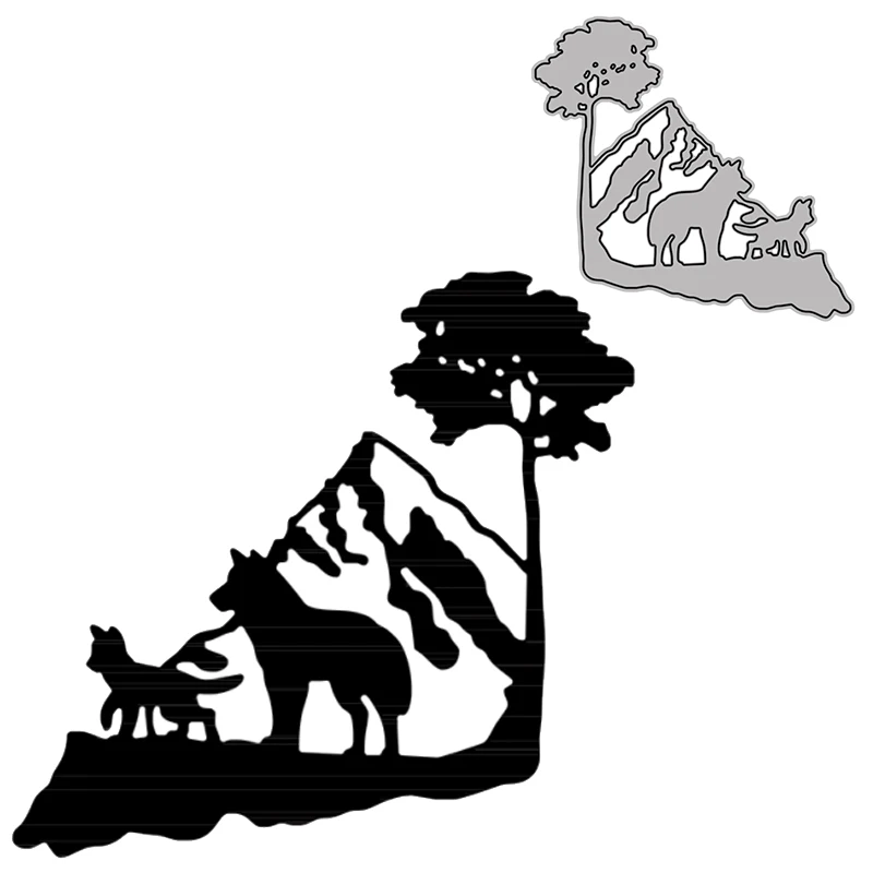 Wolf At The Bottom of The Mountain Scene Metal Cutting Dies New 2021 Scrapbook Die Cuts Embossing Scrapbooking Stencil Craft
Wolf At The Bottom of The Mountain Scene Metal Cutting Dies New 2021 Scrapbook Die Cuts Embossing Scrapbooking Stencil Craft
