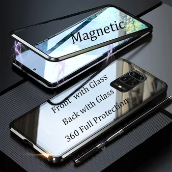 For Xiaomi Redmi Note 9s 9Pro Max Case 360 Front+Back double-sided Tempered Glass Case Redmi Note 9S Magnetic Metal Cover Note9s
For Xiaomi Redmi Note 9s 9Pro Max Case 360 Front+Back double-sided Tempered Glass Case Redmi Note 9S Magnetic Metal Cover Note9s