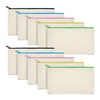 10PCS Assorted Colors Canvas Zipper Bags Multifunctional Pencil Makeup Cellphone Jewelry Bags Case Pouch for Home School Travel
10PCS Assorted Colors Canvas Zipper Bags Multifunctional Pencil Makeup Cellphone Jewelry Bags Case Pouch for Home School Travel