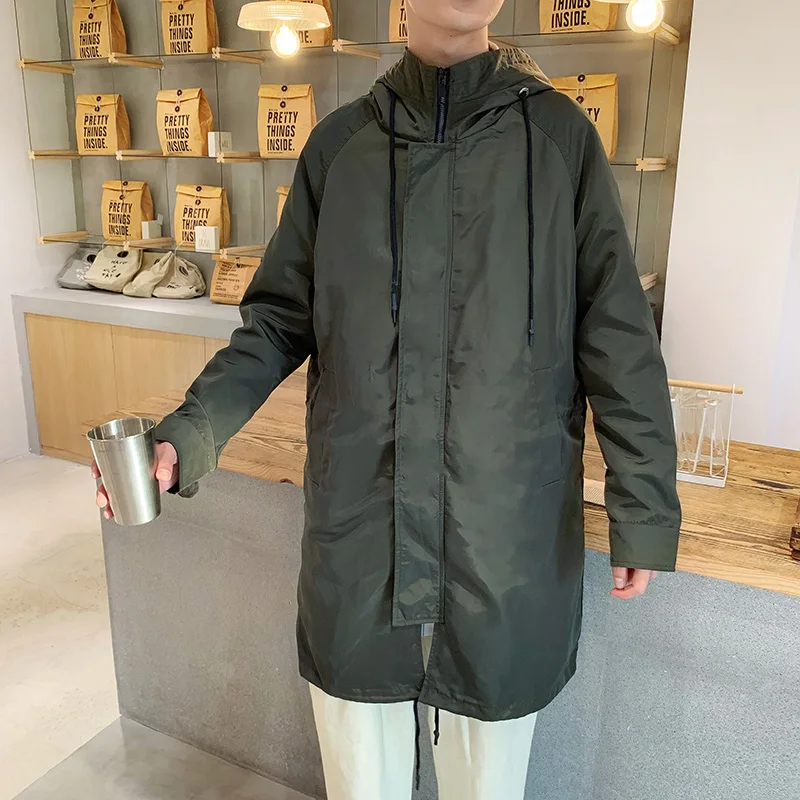 New Black Trench Coat Classic Autumn Winter Long Men Jacket Casual Loose Long Coat Trench Men Clothing Overcoat Streetwear Coat
New Black Trench Coat Classic Autumn Winter Long Men Jacket Casual Loose Long Coat Trench Men Clothing Overcoat Streetwear Coat
