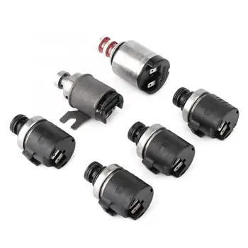 6pcs Transmission Solenoid Kit 4R44E Replacement Fits for Mazda 4WD 1997-Up Models Alloy Transmission Solenoid New
6pcs Transmission Solenoid Kit 4R44E Replacement Fits for Mazda 4WD 1997-Up Models Alloy Transmission Solenoid New
