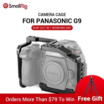 SmallRig G9 Camera Cage for Panasonic Lumix G9 Form Fitting Features an Arca Swiss Plate on the Bottom for Tripod Shooting 2125
SmallRig G9 Camera Cage for Panasonic Lumix G9 Form Fitting Features an Arca Swiss Plate on the Bottom for Tripod Shooting 2125