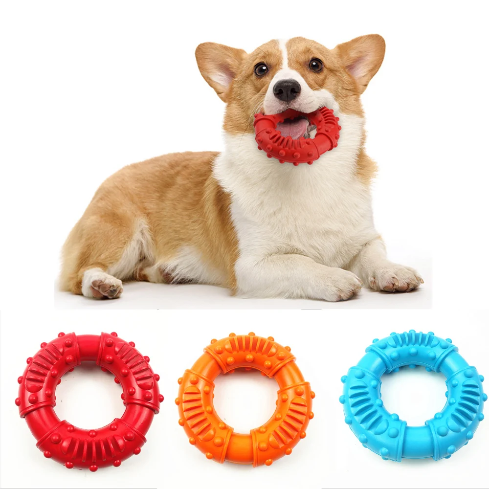 Soft Pet Dog Toys Toy Funny Interactive Elasticity Ball Dog Chew Toy For Dog Tooth Clean Ball Food Extra-tough Rubber ring Dog
Soft Pet Dog Toys Toy Funny Interactive Elasticity Ball Dog Chew Toy For Dog Tooth Clean Ball Food Extra-tough Rubber ring Dog