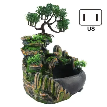 Mini Desktop Fountain Waterfall Small Rockery Feng Shui Wheel Greenery Home Decoration Humidifier Desk Decor HKS99
Mini Desktop Fountain Waterfall Small Rockery Feng Shui Wheel Greenery Home Decoration Humidifier Desk Decor HKS99