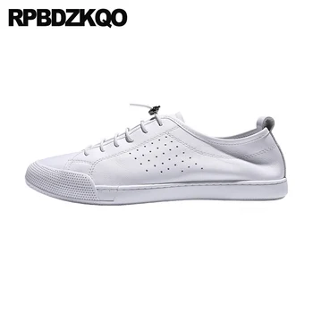 White Lace Up Trainers Breathable Genuine Leather Fashion Casual Skate Italy Men Shoes Luxury Brand Sneakers Italian Round Toe
White Lace Up Trainers Breathable Genuine Leather Fashion Casual Skate Italy Men Shoes Luxury Brand Sneakers Italian Round Toe