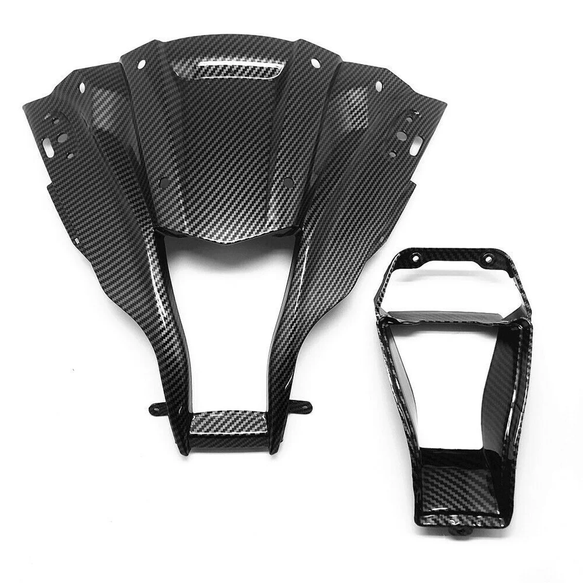 Carbon Fiber Pattern Upper&Inter Front Center Nose Dash Fairing for 11-2015 NINJA ZX-10R
Carbon Fiber Pattern Upper&Inter Front Center Nose Dash Fairing for 11-2015 NINJA ZX-10R