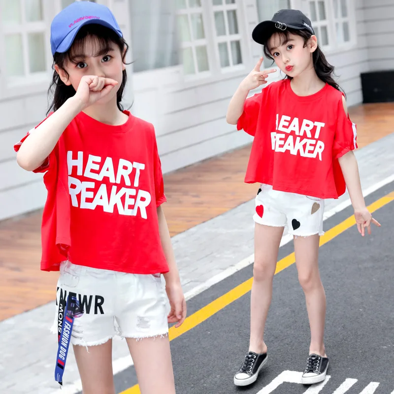 Girl'S Suit Summer Wear 2019 New Style Korean-style Childrenswear Western Style Little Girl Clothes Big Boy Sports Two-Piece Set
Girl'S Suit Summer Wear 2019 New Style Korean-style Childrenswear Western Style Little Girl Clothes Big Boy Sports Two-Piece Set