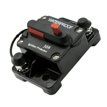 1Pc Durable Car Circuit Breaker Fuse Invert 30-200A 12-24V Waterproof Manual Reset DC Circuit Breaker Inline
1Pc Durable Car Circuit Breaker Fuse Invert 30-200A 12-24V Waterproof Manual Reset DC Circuit Breaker Inline