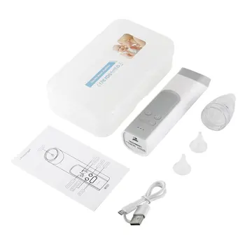 Baby Nasal Aspirator Electric Nose Cleaner With 2 Silicone Tips Music And Light 3 Adjustable Suction Level 
Baby Nasal Aspirator Electric Nose Cleaner With 2 Silicone Tips Music And Light 3 Adjustable Suction Level
