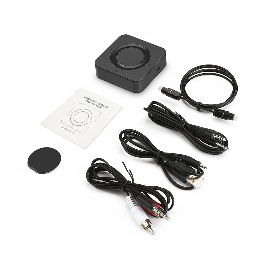 2-in-1 Wireless Transmitter Receiver Music Audio Adapter BT 5.0 with aptX Low Latency 3.5mm Aux Jack 
2-in-1 Wireless Transmitter Receiver Music Audio Adapter BT 5.0 with aptX Low Latency 3.5mm Aux Jack