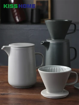 1Set Ceramics Coffee Cup Espresso Coffee Cup Filter Cups V60 Funnel Drip Sharing Coffee pot Portable Coffee Accessories 
1Set Ceramics Coffee Cup Espresso Coffee Cup Filter Cups V60 Funnel Drip Sharing Coffee pot Portable Coffee Accessories