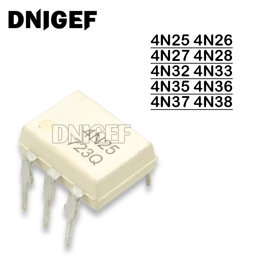 10pcs/lot 4N25 4N26 DIP-6 4N38 4N37 4N36 4N35 4N33 4N32 4N27 4N28 IC Optocoupler |