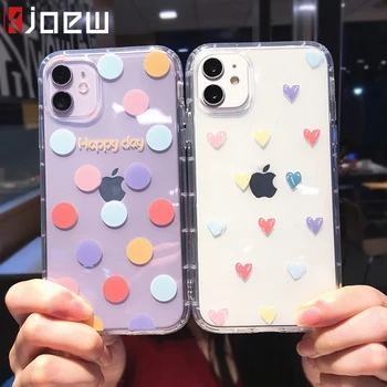 KJOEW Transparent Colorful Love Heart Wave Point Case For iPhone 11 Pro XS Max X XR 6 6S 7 8 Plus SE 2020 Fruit Pattern Fundas
KJOEW Transparent Colorful Love Heart Wave Point Case For iPhone 11 Pro XS Max X XR 6 6S 7 8 Plus SE 2020 Fruit Pattern Fundas