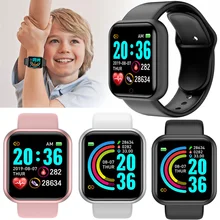Connected Watch Child Smart Watch Bracelet Activity Running Color Screen Tracker Heart Rate for Children Men Women Y68
Connected Watch Child Smart Watch Bracelet Activity Running Color Screen Tracker Heart Rate for Children Men Women Y68