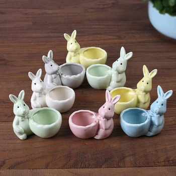 Creative Succulent Plant Pot Rabbit Flowerpot Ceramic Bonsai Pot Green Fleshy Planter Flower Arrangement Vase Home Decor
Creative Succulent Plant Pot Rabbit Flowerpot Ceramic Bonsai Pot Green Fleshy Planter Flower Arrangement Vase Home Decor