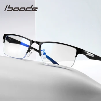 iboode Men Metal Business Reading Glasses for Reader Fashion Mens Half Frame Presbyopic Glasses for Male +1.0 1.5 2.0 2.5 3 3.5
iboode Men Metal Business Reading Glasses for Reader Fashion Mens Half Frame Presbyopic Glasses for Male +1.0 1.5 2.0 2.5 3 3.5