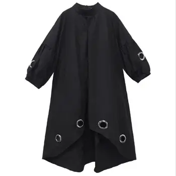 Blvyisla Long Sleeve Hollow Iron Ring Loose Plus size Steam Punk Dresses Fashion Gothic Irregular Retro Central Europe Dress
Blvyisla Long Sleeve Hollow Iron Ring Loose Plus size Steam Punk Dresses Fashion Gothic Irregular Retro Central Europe Dress