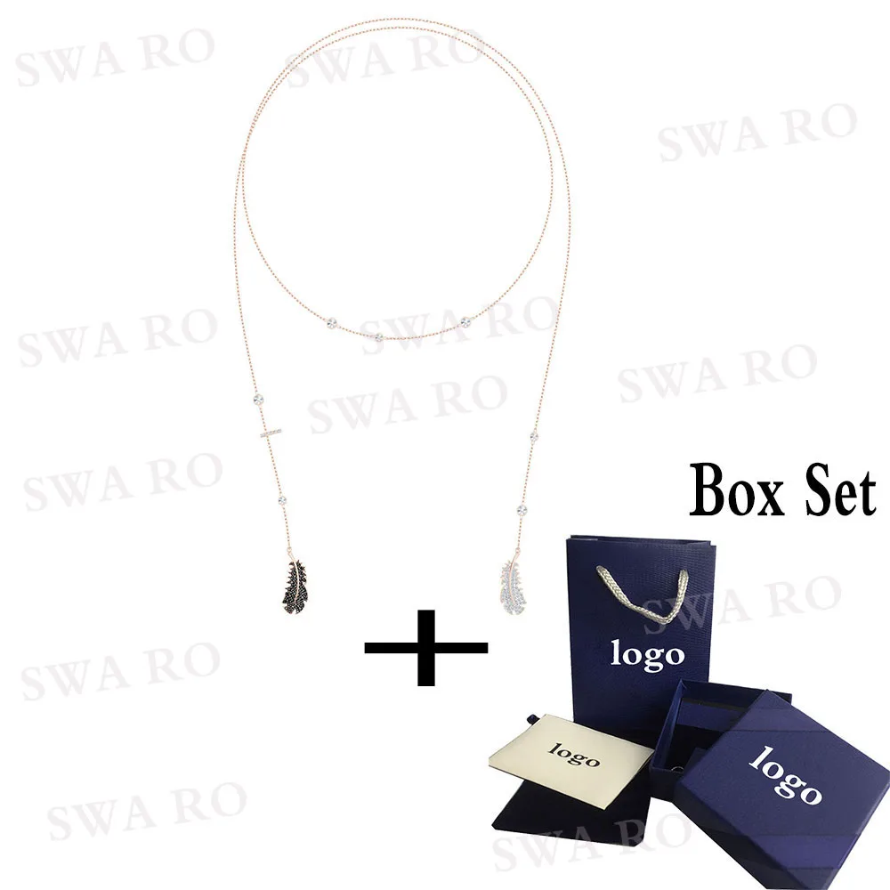 SWA RO 2019 New Naughty Necklace Rose Gold Feather Pattern Elegant Wild To Send Women The Best Commemorative Romantic Gifts
SWA RO 2019 New Naughty Necklace Rose Gold Feather Pattern Elegant Wild To Send Women The Best Commemorative Romantic Gifts