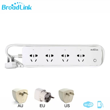Broadlink Socket Smart MP1 Power Strip 4-Outlet Plug WiFi 3G 4G APP control support Remote controle Individually Adjustable
Broadlink Socket Smart MP1 Power Strip 4-Outlet Plug WiFi 3G 4G APP control support Remote controle Individually Adjustable