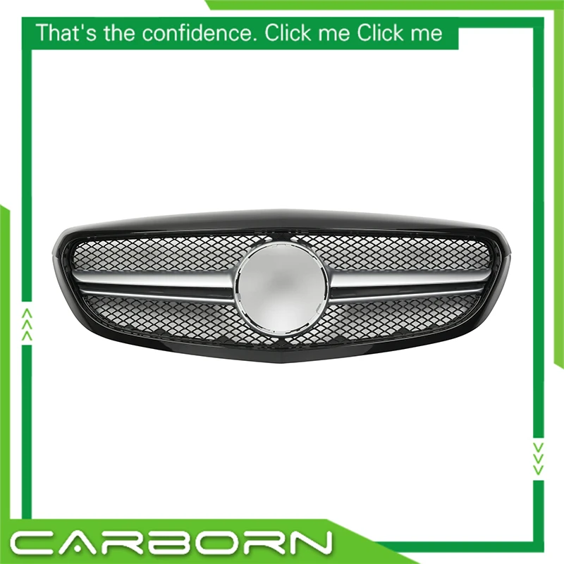 2014-ON For Mercedes Benz C-Class W205 AMG Grill Classic Style Black/Silve/Chrome Styling Front Bumper Upper Mesh Grille
2014-ON For Mercedes Benz C-Class W205 AMG Grill Classic Style Black/Silve/Chrome Styling Front Bumper Upper Mesh Grille