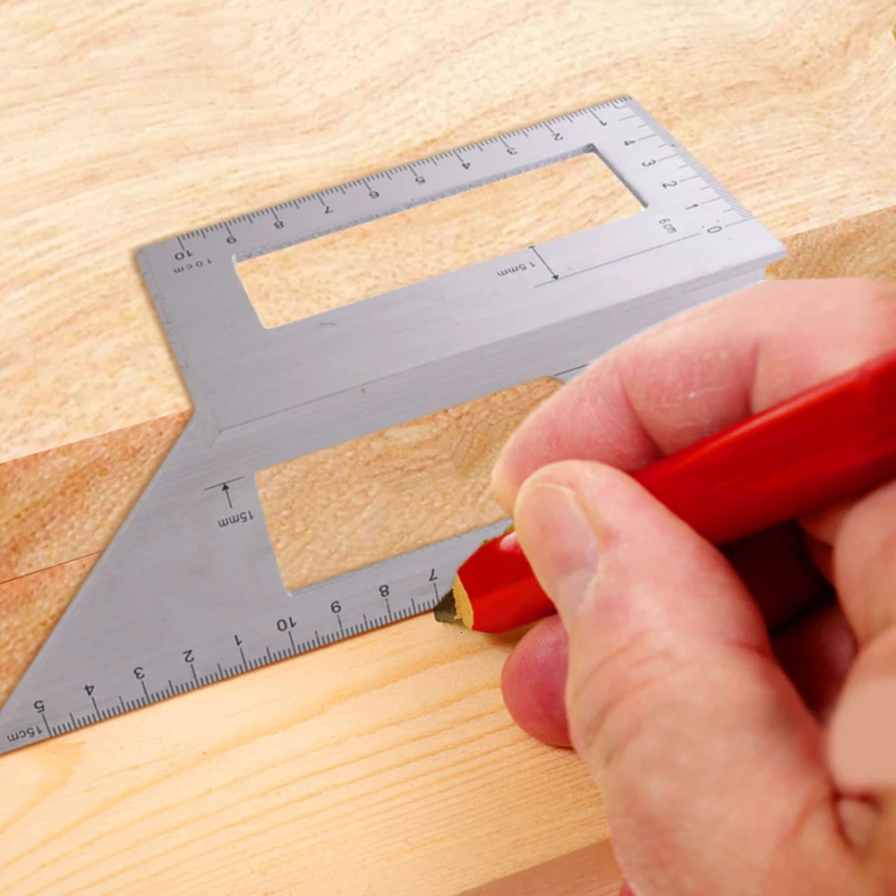 Aluminum Alloy Woodworking Multifunctional Square 45 Degree 90 Degree Gauge Angle Protractor Over Ruler Protractor For Carpenter
Aluminum Alloy Woodworking Multifunctional Square 45 Degree 90 Degree Gauge Angle Protractor Over Ruler Protractor For Carpenter