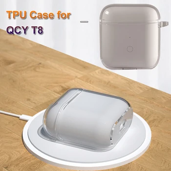 Earphone Case for QCY T8 Soft TPU Protective Cover with Anti-lost Buckle for Wireless Bluetooth Headset Charging Box Accessories
Earphone Case for QCY T8 Soft TPU Protective Cover with Anti-lost Buckle for Wireless Bluetooth Headset Charging Box Accessories