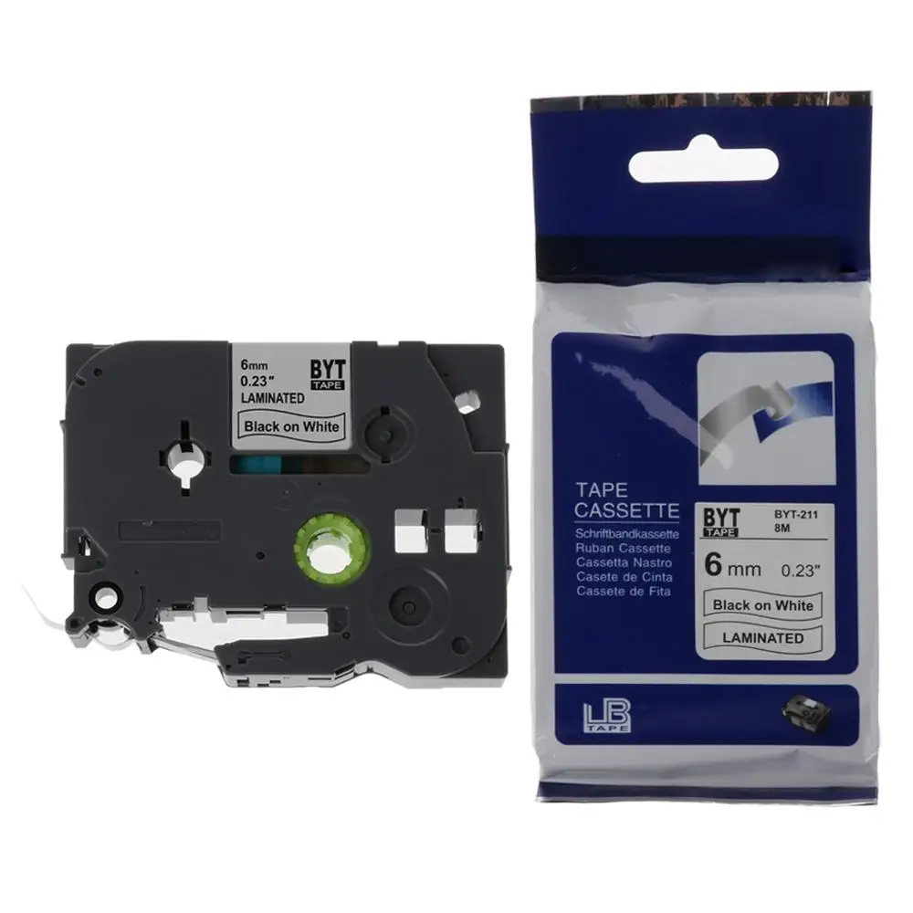 100% Brand New and High Quality Black on White Label Tape Compatible for Brother Tape TZ211 TZe211 tze-211 6mm
100% Brand New and High Quality Black on White Label Tape Compatible for Brother Tape TZ211 TZe211 tze-211 6mm
