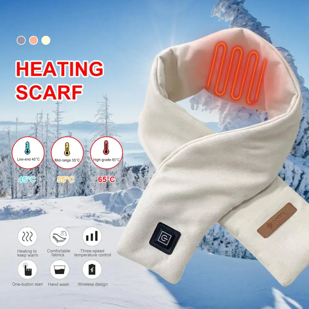 3 Heating Levels Adjustable Heated Scarf Winter Scarf USB Charge Electric Heated Neck Wrap For Men Women Outdoor Warm Hiking
3 Heating Levels Adjustable Heated Scarf Winter Scarf USB Charge Electric Heated Neck Wrap For Men Women Outdoor Warm Hiking