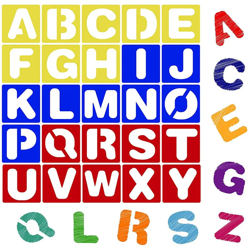 26/36Pcs Children Painting Template Stencil Toys Number Letters Drawing Pattern Stencils Suit Kids Drafting Tools Birthday Gift
26/36Pcs Children Painting Template Stencil Toys Number Letters Drawing Pattern Stencils Suit Kids Drafting Tools Birthday Gift