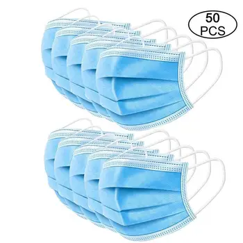 3-layer Non-Woven Masks Disposable Masks Mask Protection Soft Protective Mask 100Pcs/50Pcs/Lot Anti Dust Mouth Face
3-layer Non-Woven Masks Disposable Masks Mask Protection Soft Protective Mask 100Pcs/50Pcs/Lot Anti Dust Mouth Face