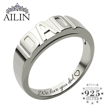 AILIN Sterling Silver 925 Personalized Ring Men Custom Engraving Family Dad Ring Father Day Gifts Male Christmas Jewelry 2020 
AILIN Sterling Silver 925 Personalized Ring Men Custom Engraving Family Dad Ring Father Day Gifts Male Christmas Jewelry 2020