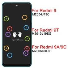 Ensemble écran tactile LCD, 6.53 pouces, avec châssis, pour Xiaomi Redmi 9 9A 9C, Original=