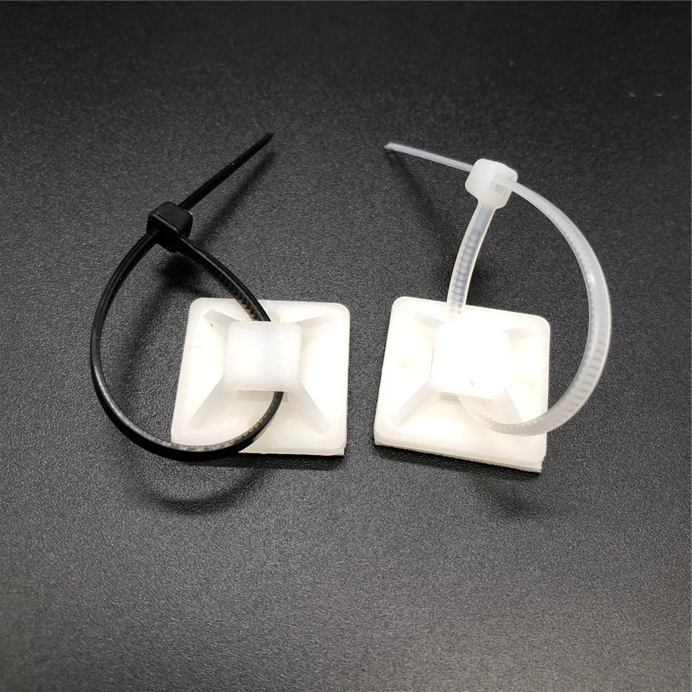 100Pcs Self Adhesive Stick-on Mounts For Cable Ties / Routing Looms Wire & Cable Base Clamps Clip
100Pcs Self Adhesive Stick-on Mounts For Cable Ties / Routing Looms Wire & Cable Base Clamps Clip