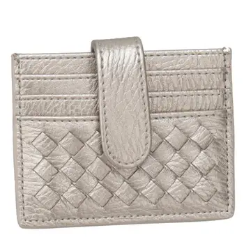 Ultra Thin Solid Color Weave Faux Leather Credit Card Cash Holder Case Wallet
Ultra Thin Solid Color Weave Faux Leather Credit Card Cash Holder Case Wallet