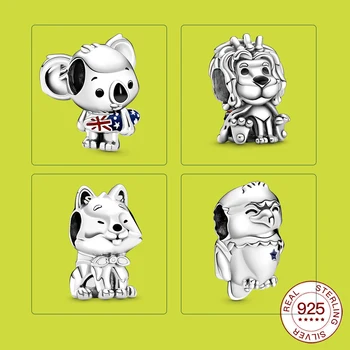 Real 925 Sterling Silver Charm mascot Beads Fit Original Silver Bracelet Bracelet Necklace DIY Jewelry For Women
Real 925 Sterling Silver Charm mascot Beads Fit Original Silver Bracelet Bracelet Necklace DIY Jewelry For Women