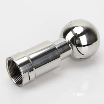 1/2" 3/4" 1" 1-1/4" 1-1/2" BSP Female Thread 304 Stainless Steel Sanitary Fitting Rotary Spray Ball Tank Cleaning Ball Homebrew
1/2" 3/4" 1" 1-1/4" 1-1/2" BSP Female Thread 304 Stainless Steel Sanitary Fitting Rotary Spray Ball Tank Cleaning Ball Homebrew