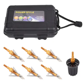 Archery 6X 100 Grain 3 Blade Broadheads Hunting Arrow Heads Screw-in Tips + 1X Plastic Case, +1X Broadhead Wrench Crossbow Bows
Archery 6X 100 Grain 3 Blade Broadheads Hunting Arrow Heads Screw-in Tips + 1X Plastic Case, +1X Broadhead Wrench Crossbow Bows