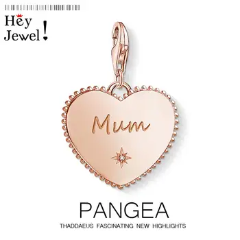 Heart Mum Rose Gold Color Charm Pendant Fit Bracelet Necklace 2020 Spring 925 Sterling Silver Important Gift For Mother Jewelry
Heart Mum Rose Gold Color Charm Pendant Fit Bracelet Necklace 2020 Spring 925 Sterling Silver Important Gift For Mother Jewelry
