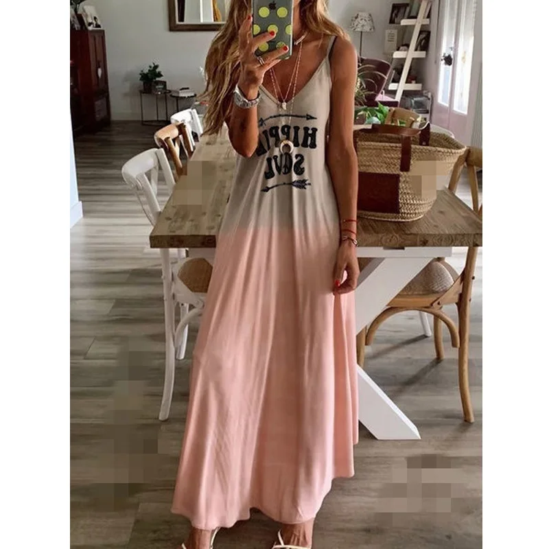 Plus Size 5XL Gradient Color Summer Dress Sexy off shoulder Letter Printing Long Soft Beach Casual Vestidos Women Dress
Plus Size 5XL Gradient Color Summer Dress Sexy off shoulder Letter Printing Long Soft Beach Casual Vestidos Women Dress