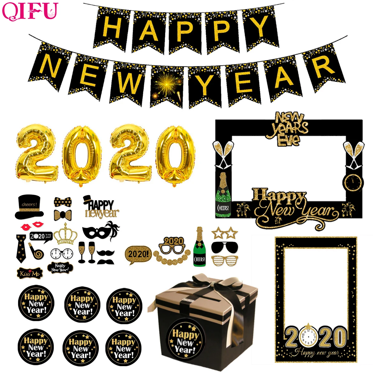 QIFU Christmas Balloon Banner Photo Booth Christmas Party Decoration Merry Christmas Decoration for Home Navidad New Year 2020
QIFU Christmas Balloon Banner Photo Booth Christmas Party Decoration Merry Christmas Decoration for Home Navidad New Year 2020