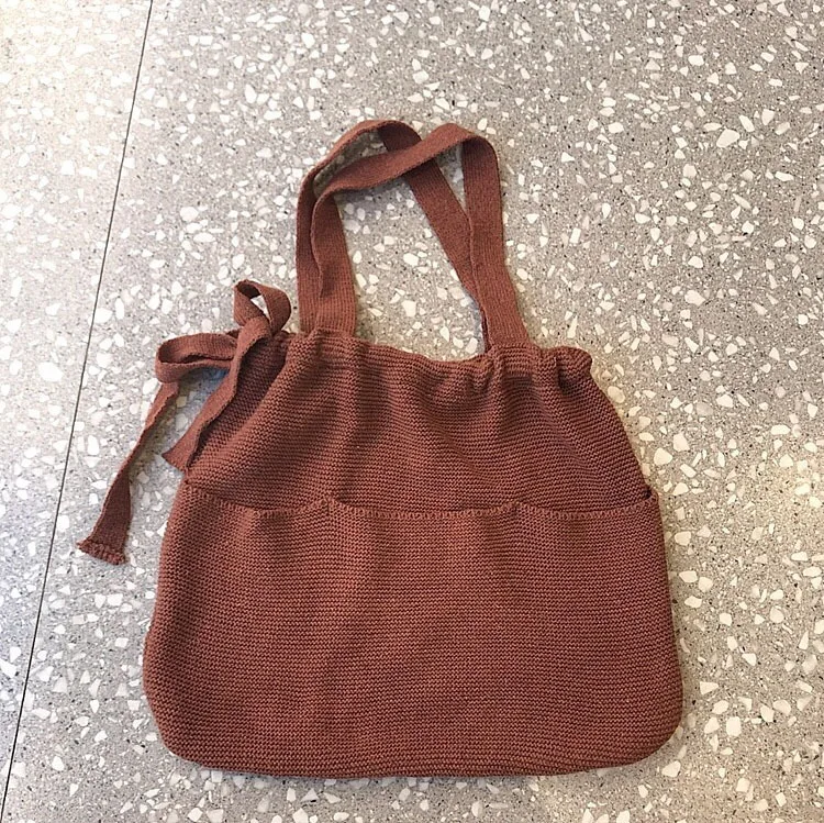 New Style Knitted Bag Women's Multi-pockets Korean-style Simple Non-mainstream Design Versatile Large-Volume Pull-belt Shoulder
New Style Knitted Bag Women's Multi-pockets Korean-style Simple Non-mainstream Design Versatile Large-Volume Pull-belt Shoulder