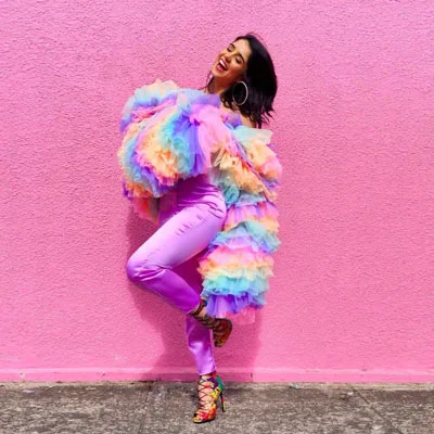 Chic Sexy Trendy Rainbow Color Blouse Pleated Ruffle Tulle Shirts Women 2020 Tiered Ruffles Sleeves Short Top Girls Party Tops
Chic Sexy Trendy Rainbow Color Blouse Pleated Ruffle Tulle Shirts Women 2020 Tiered Ruffles Sleeves Short Top Girls Party Tops