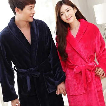 Soft Flannel Winter Nightgown Kimono Robe Lovers Sleepwear Nightwear Casual Bathrobe Gown Homewear Women Nightdress Home Clothes 
Soft Flannel Winter Nightgown Kimono Robe Lovers Sleepwear Nightwear Casual Bathrobe Gown Homewear Women Nightdress Home Clothes