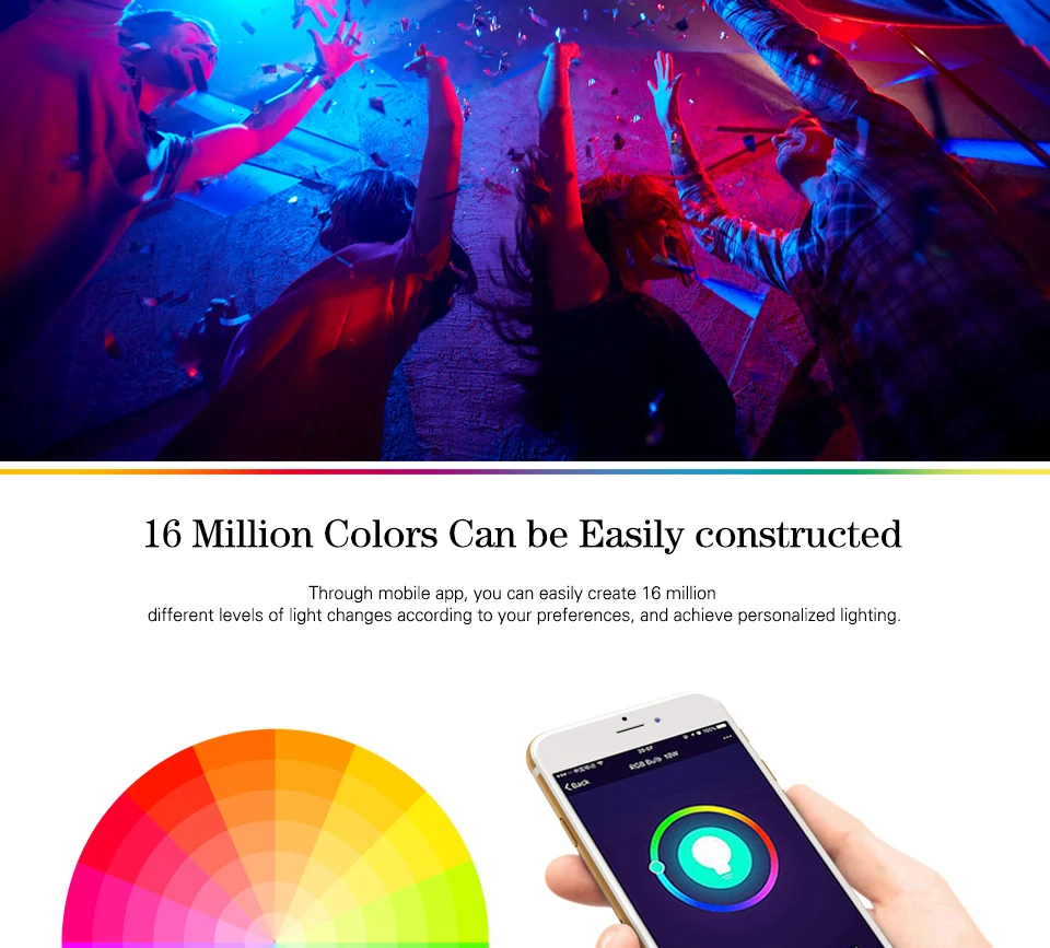 YYXMB LED Down light WiFi Smart life Ceiling Downlight APP RGB Warm Cool Changing Color with 7W 9W Alexa Google Home