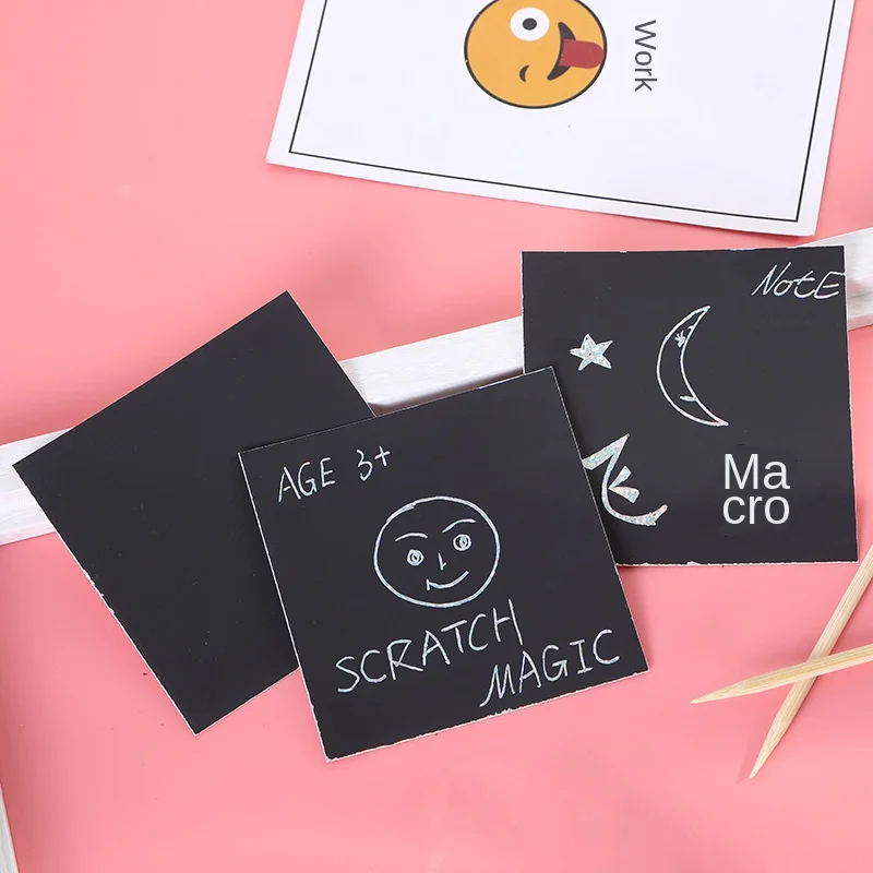 Laser Note Scratch Art Paper Craft Scratch-off Puzzle Scraping Painting Magic Pad for Kids Paint Coloring Books Board Creative
Laser Note Scratch Art Paper Craft Scratch-off Puzzle Scraping Painting Magic Pad for Kids Paint Coloring Books Board Creative