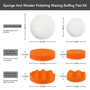 Set Sponge Pads Kit Washable 39pcs Buffing Waxing Automotive Tools Wool Polishing
Set Sponge Pads Kit Washable 39pcs Buffing Waxing Automotive Tools Wool Polishing